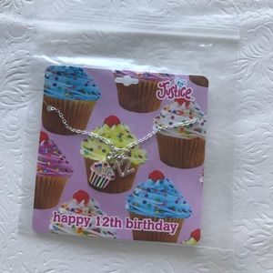 JUSTICE NWT 12th Birthday Necklace